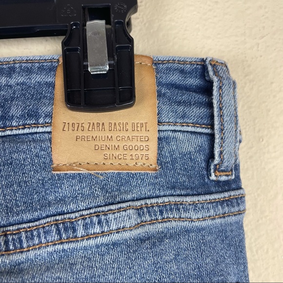 Zara Basic sequin pocket skinny jeans US 4 - Picture 2 of 5